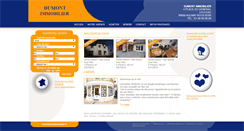 Desktop Screenshot of dumontimmobilier.fr