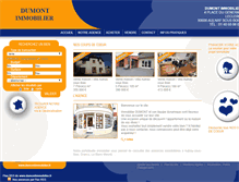 Tablet Screenshot of dumontimmobilier.fr